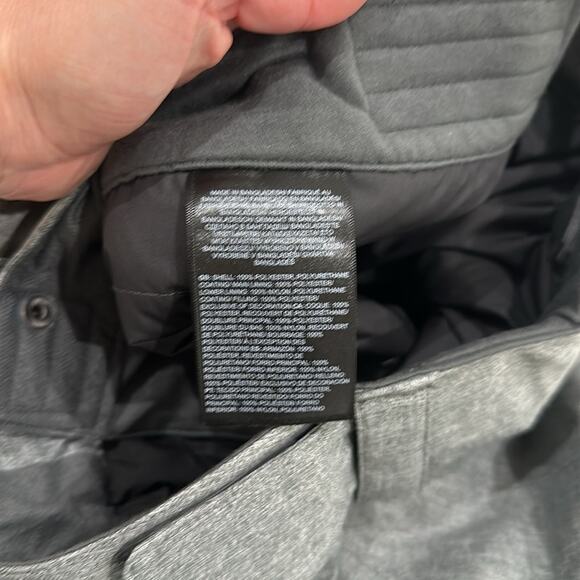 THE NORTH FACE Heathered Gray Freedom Insulated Winter Snow Pants Bottoms XS - Picture 14 of 16